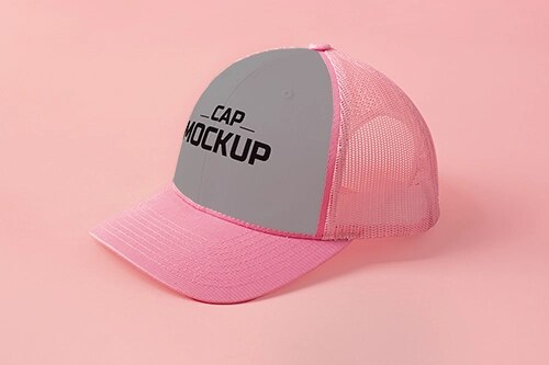 Trucker hat mockups