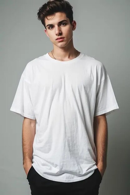 White t-shirt mockups