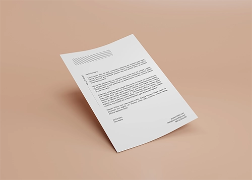 Letterhead mockups