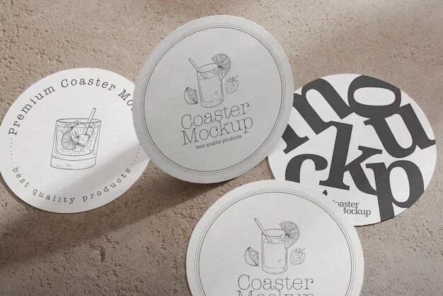 Coaster mockups