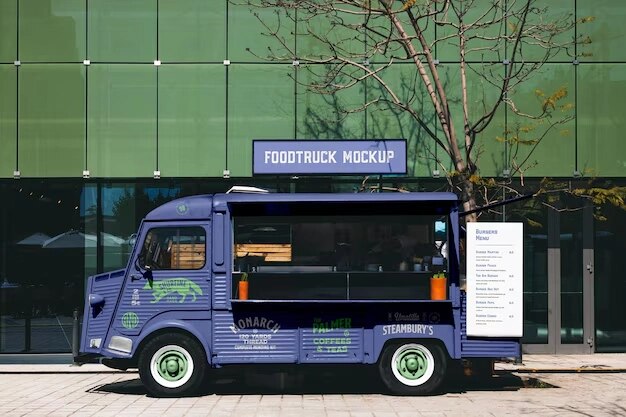 Food truck mockups