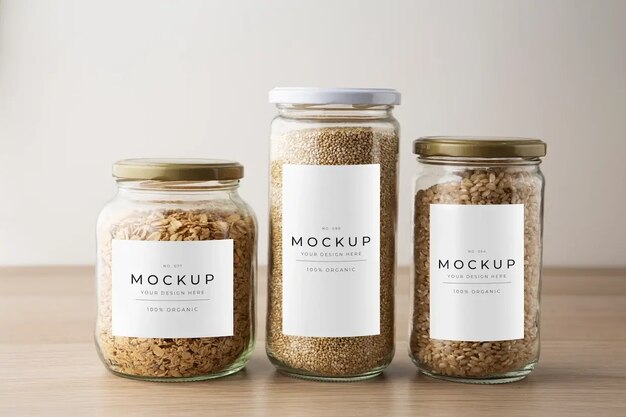 Jar mockups