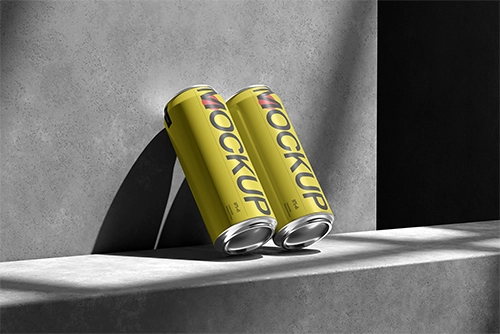 Soda can mockups