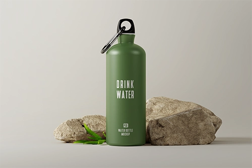 Water bottle mockups