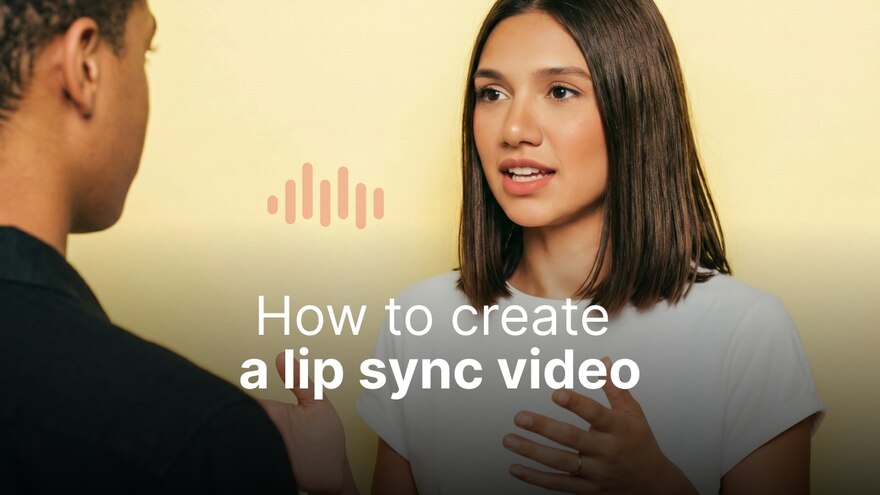 How to create an AI lip sync video