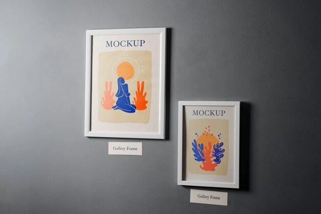 Gallery wall mockups