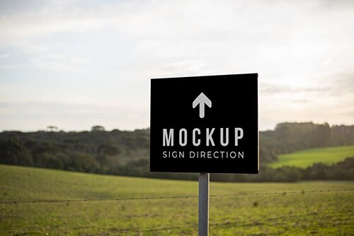 Sign mockups
