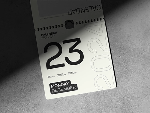 Calendar mockups
