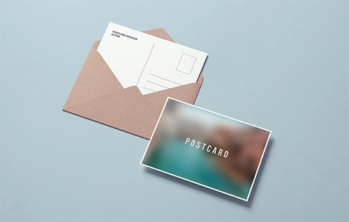 Postcard mockups