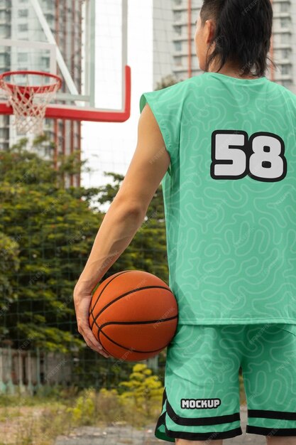 Basketball shorts mockups