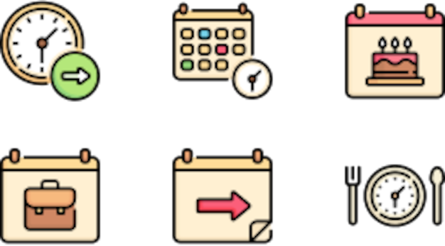 calendar icons