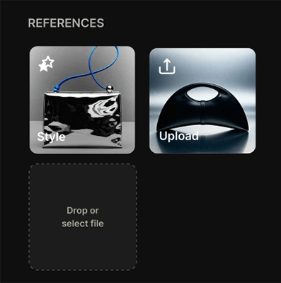 Add References and Choose Resolution
