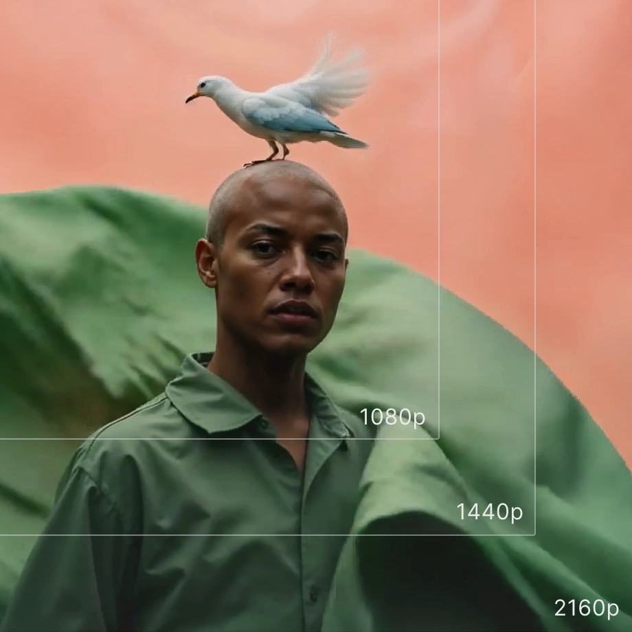 Instantly upscale videos to Ultra HD 4K