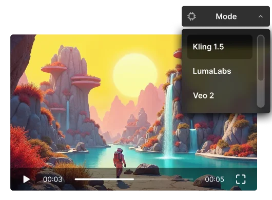 Get your hands on a variety of video models