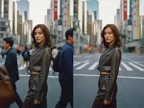 Remove unwanted elements from photo