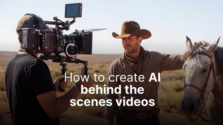 How to Create AI behind-the-scenes videos