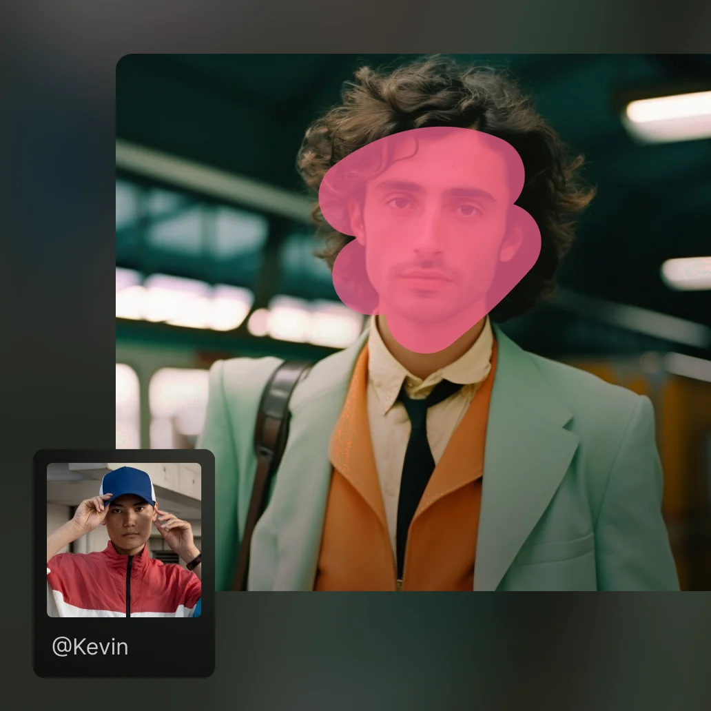 Erase or add elements, objects, and characters