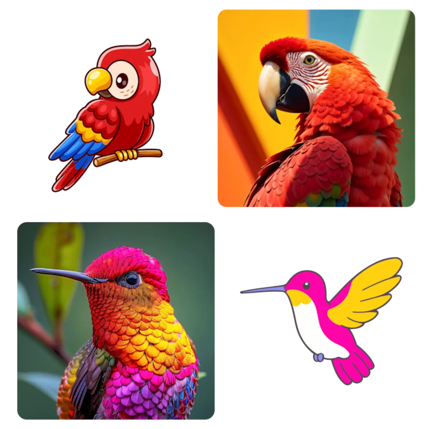 Create your own illustration with AI image