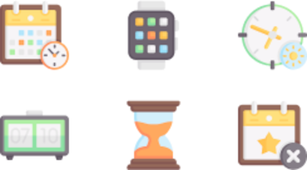 time icons