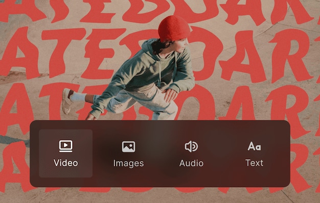 Create your video projects using AI