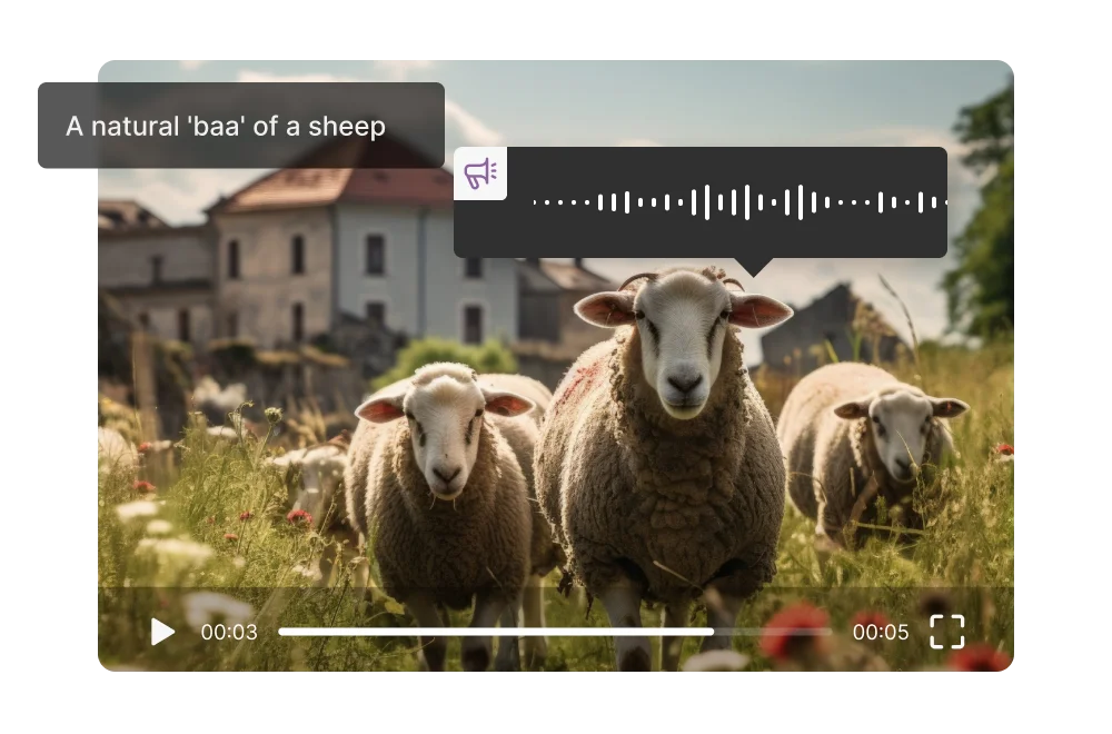 Master videos with sound effects